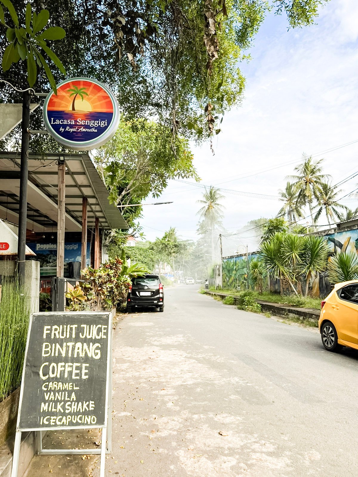 jalan menuju hostel